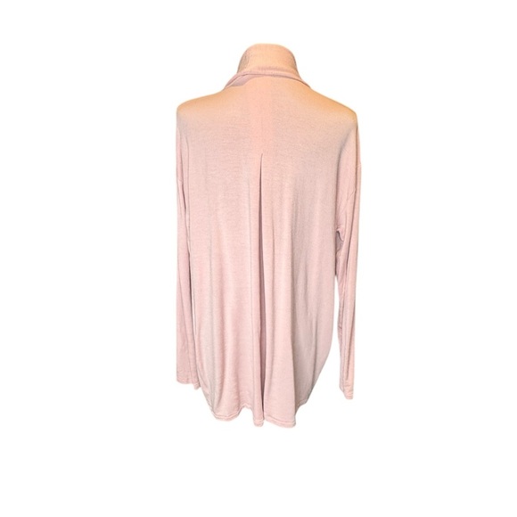 Spiritual Gangster Blush Pink Modal Cardigan Lightweight Drape Stretchy M C437 - Picture 3 of 7